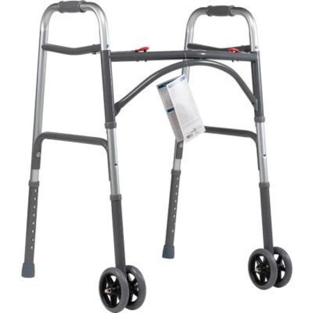 DYNAREX Dynarex Heavy Duty Bariatric Walker W/ 5in Wheels 10166